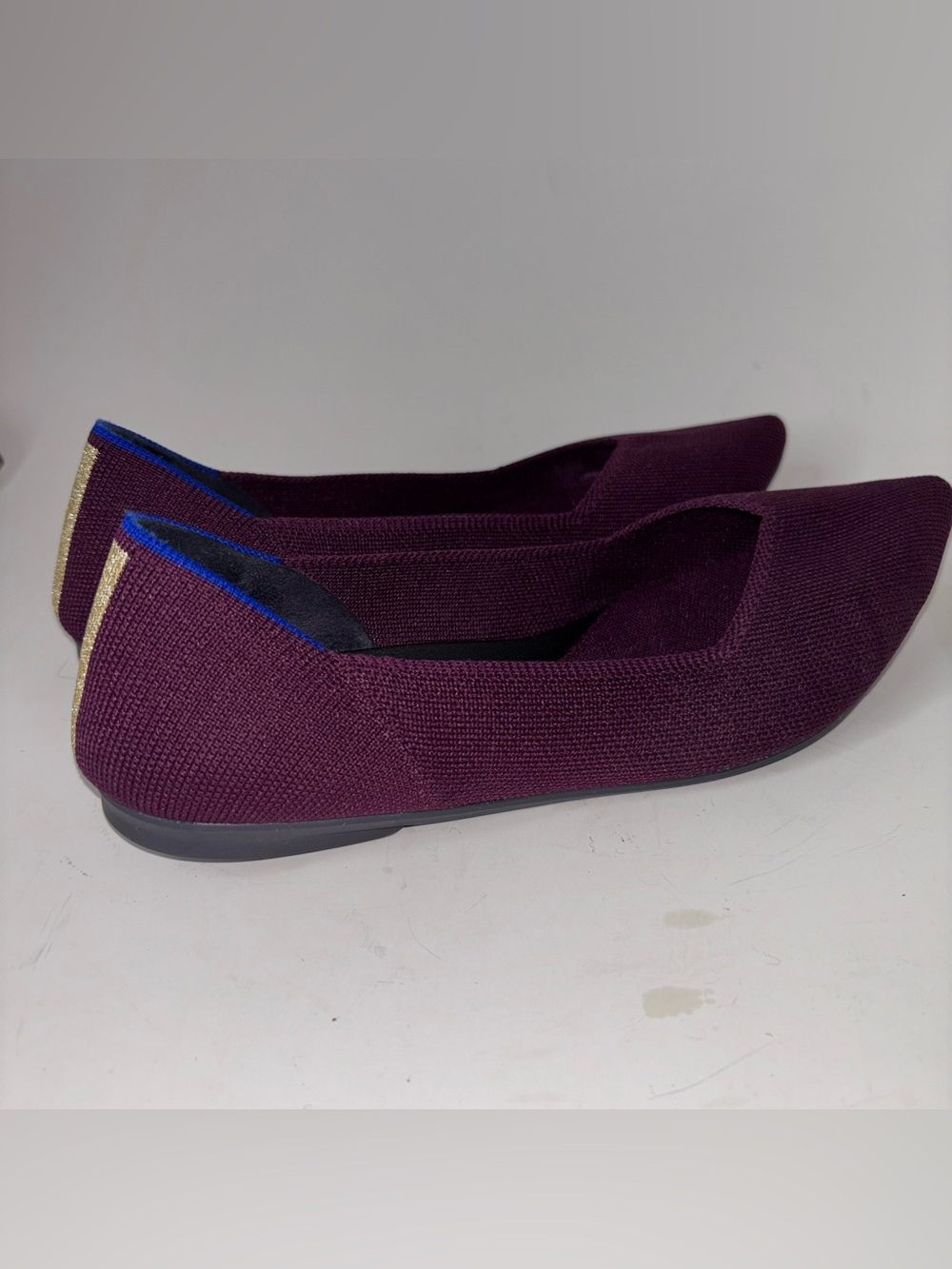 Rothy's Women's The Point Flat Pointed Toe Size 9 Orchid Purple - Picture 4 of 13